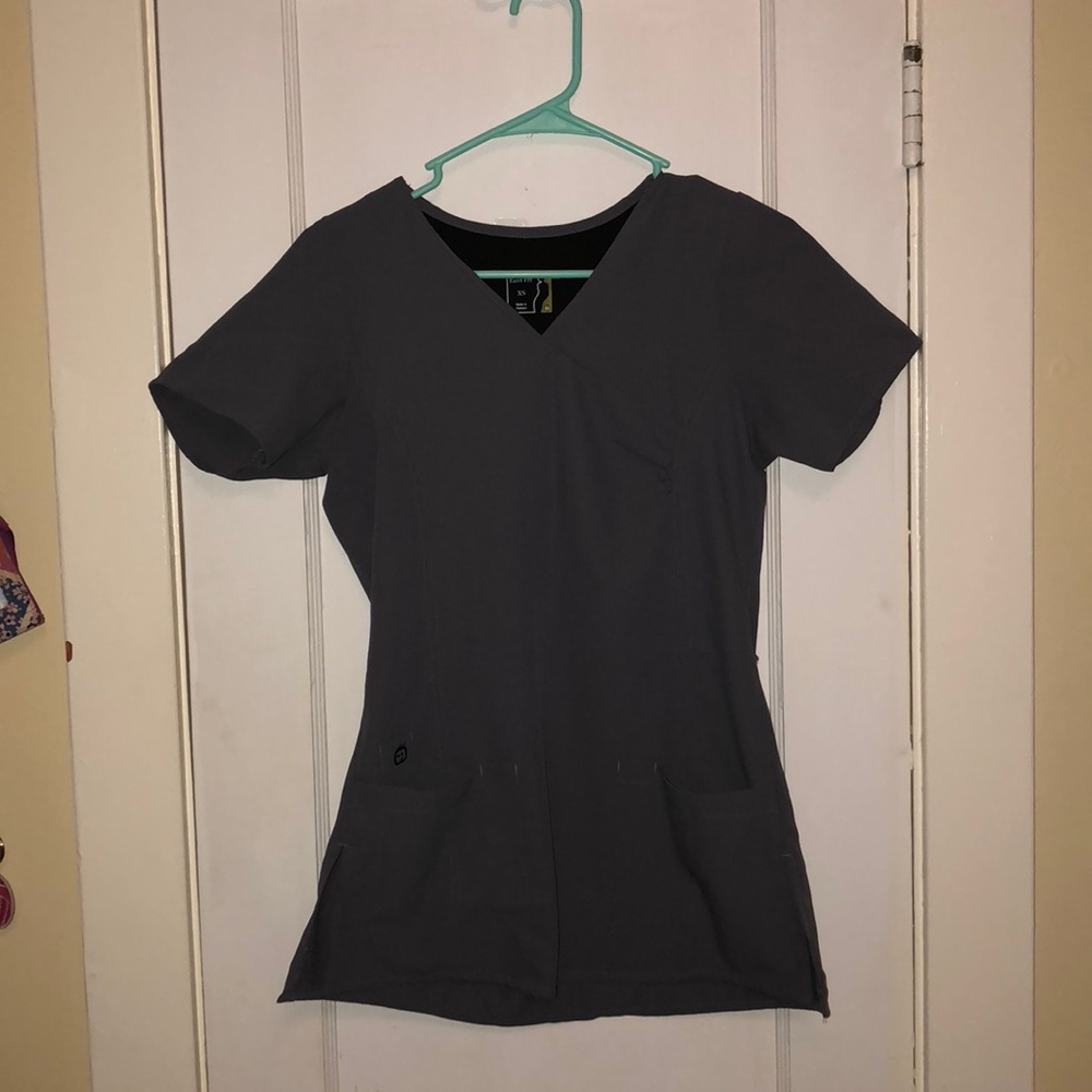 Gray scrubs